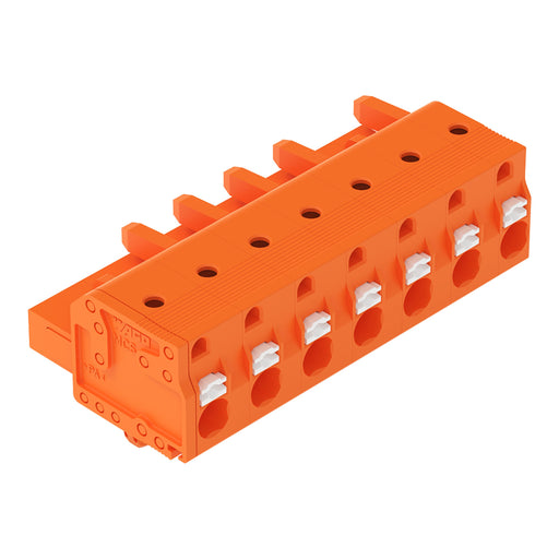 WAGO - Kabelsteckverbinder für Leiterplattensteckverbinder 1-Leiter-Federleiste 2231-707/008-000 Push-inCAGECLAMP,or − 50 Stück