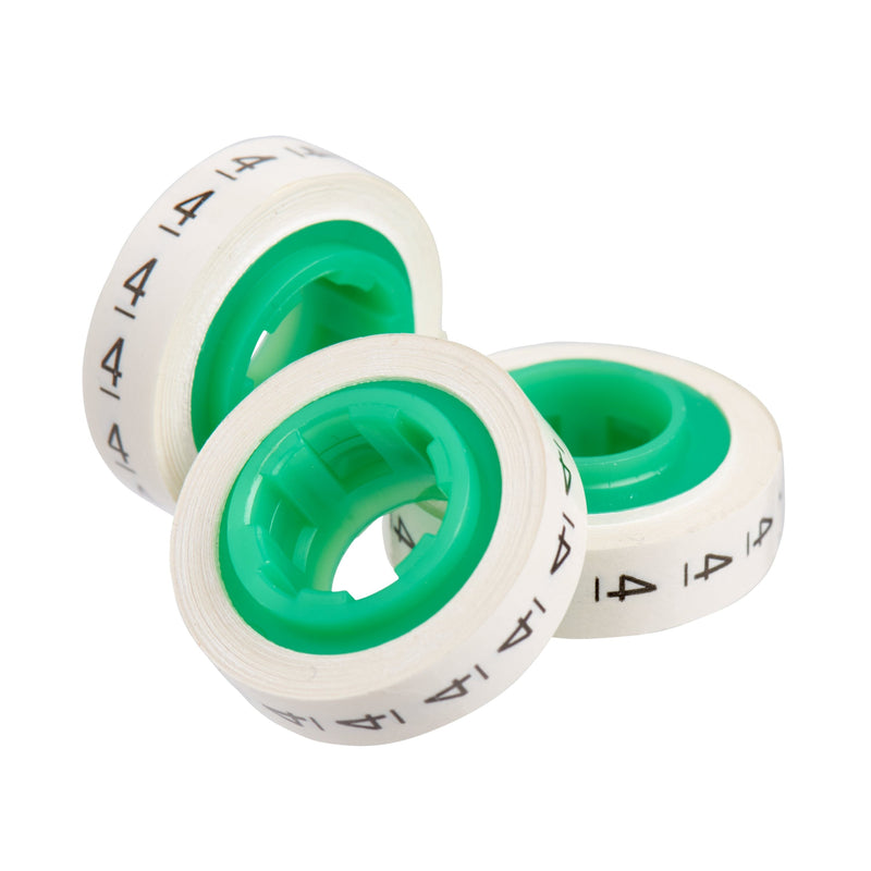 3M - Kabelmarkierungssystem Kabelmark. Nachfüllrollen SDR-4(VE3) Ziffer 4, 3er Pack