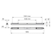 Philips Lighting - Decken-/Wandleuchte LED-Feuchtraumleuchte WT120C G2 #75435599 4000K, DALI