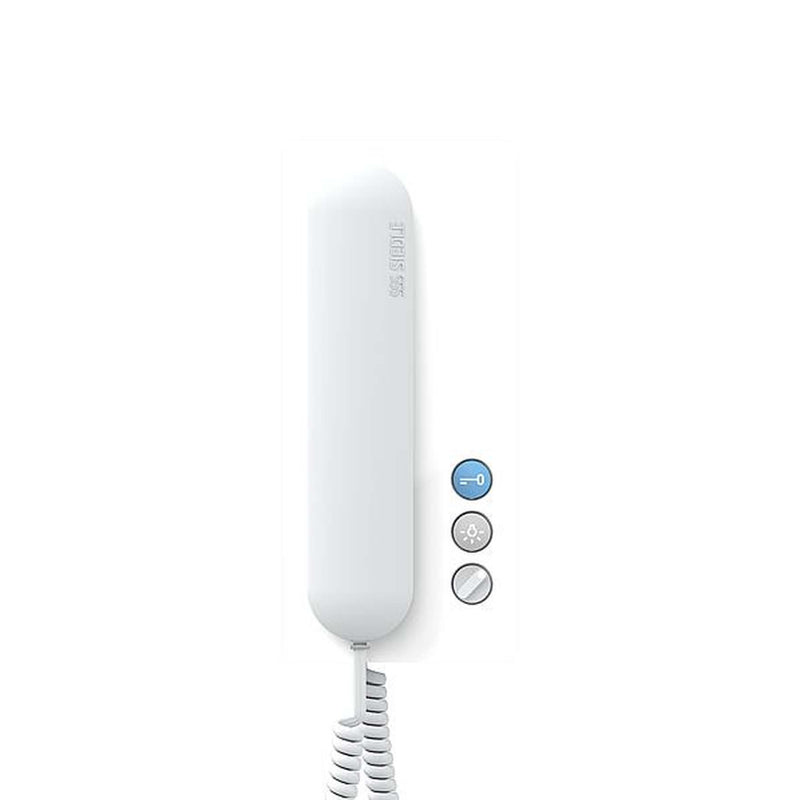 Siedle&Söhne - Innenstation für Türkommunikation Haustelefon Standard HTS 811-0 WH/W weiß-Hochglanz/weiß