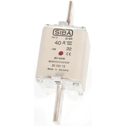 Siba - Messersicherung NH-Sicherungseinsatz 2021208.400 400A NH2 aM 690V − 3 Stück by Siba
