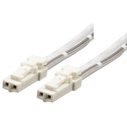 Scharnberger+Hasenbein - Zubehör/Ersatzteile für Lichtschlauch/-band Anschlussstecker 1000mm 31950 male-male, weiß