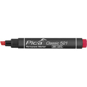 Pica-Marker - Markierungsstift Permanent Marker 521/40 rot, 2-6mm