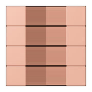 Jung - Abdeckung/Bedienelement für Installationsschalterprogramme Tastensatz 4fach LC 504 TSA 231 rose clair
