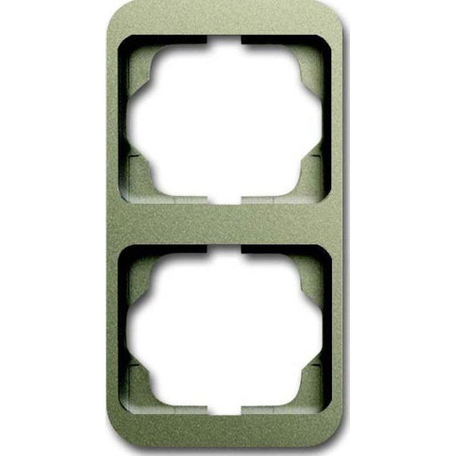 Busch-Jaeger - Abdeckrahmen Rahmen 2-fach 1732-260 palladium, senkr. − 1 Stück by Busch-Jaeger
