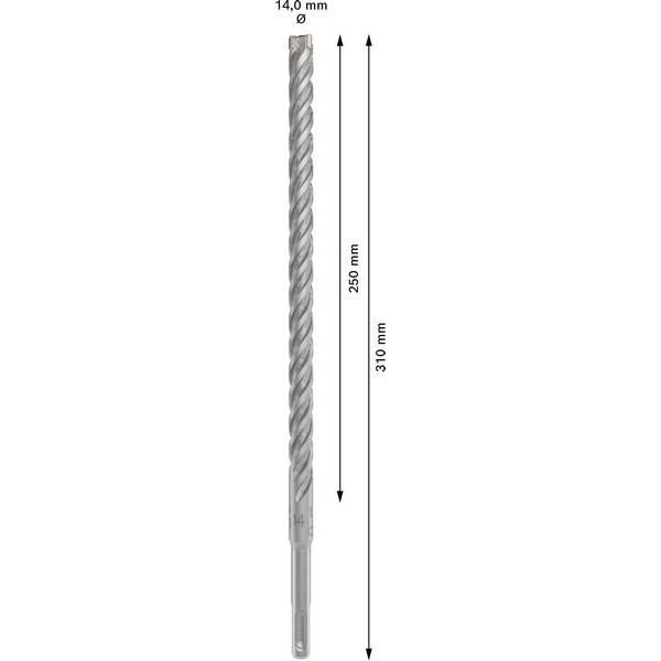 Bosch - Bohrer PRO SDS plus-5X 2608833819 Hammerbohrer 14 x