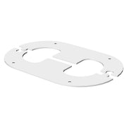 OBO Bettermann - Zubehör/Ersatzteile für Installationssäule Wandabschlussblende WAG70140TRW 211x129,5mm, RAL9010