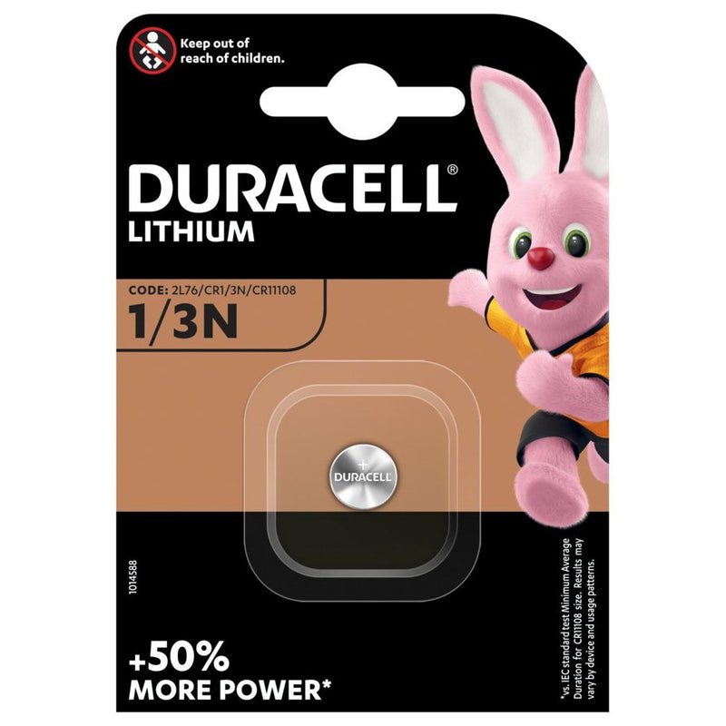 Hückmann - Batterie Knopfzelle Lithium 3V DCR1/3N (Bli.1) CR1/3N Duracell