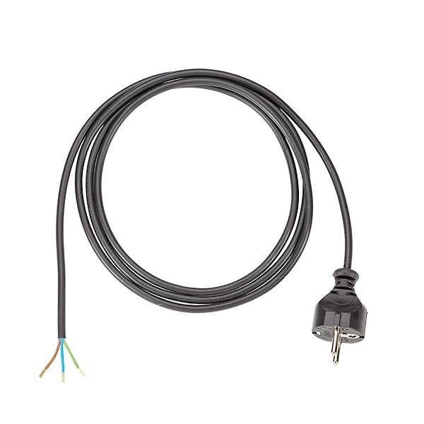 Bachmann - Netzanschlussleitung Schutzkontakt-Zuleitung 312.175 16A/250V,3m,sw