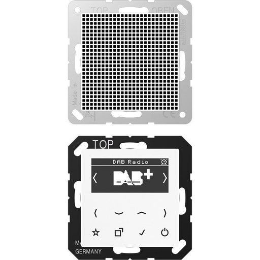 Jung - Radio Smart DAB+ Digitalradio DAB A1 WW Set Mono 1LS