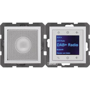 Berker - Elektronik-Gerät für Installationsschalterprogramme Radio mit Lautspr. DAB+, B 30801404 t.,B.x alu