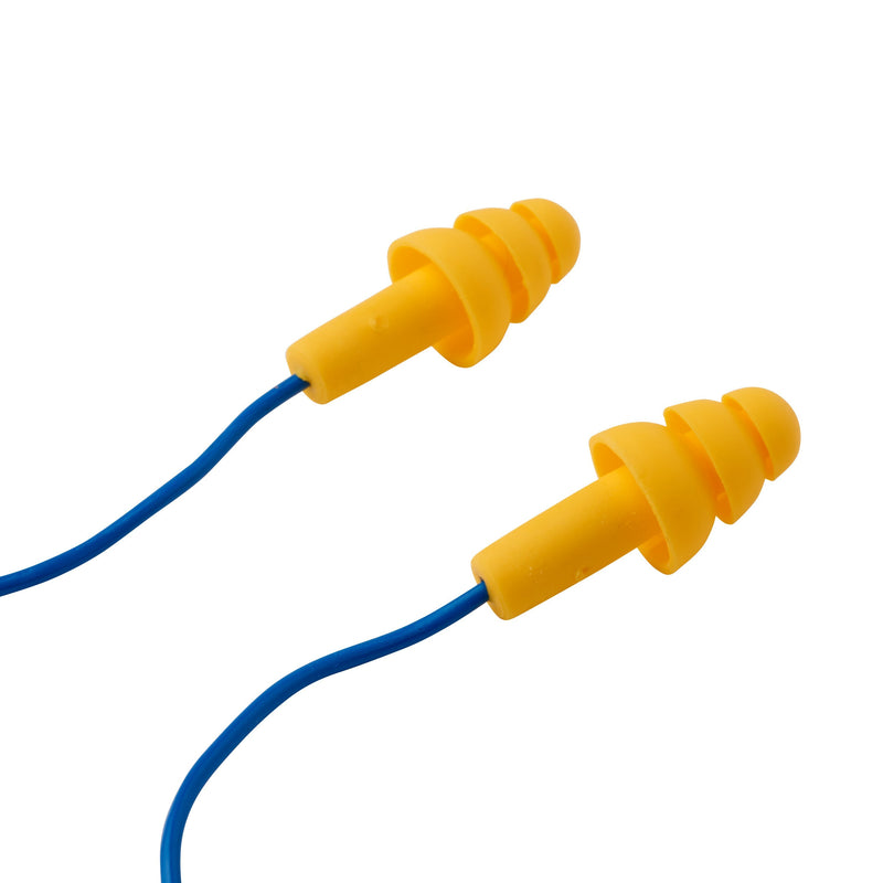 3M - Gehörschutzstöpsel E-A-R Gehörschutzstöpsel UF01000 (VE50) Kordel, SNR=32dB − 10 Packung
