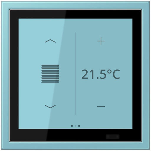 Jung - Bussystem-Mehrfach Bediengerät KNX Raumcontroller LCZ 459 BFD1S 213 ceruleen moyen