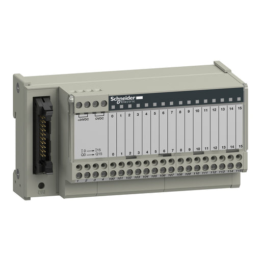 Schneider Electric - Passiver Sensor-/Aktor-Verteiler (mit Leitung) Klemmenblock 16 Kanäle ABE7H16R11