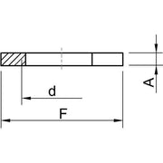 Stahl - Gegenmutter für Kabelverschraubung Gegenmutter M20x1,5 #241520 M20x1,5 Ms