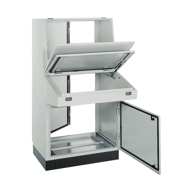 Schneider Electric - Pultsystem Spacial-SD-Steuerpult NSYSDF1610 mit Konsole, H1400xB