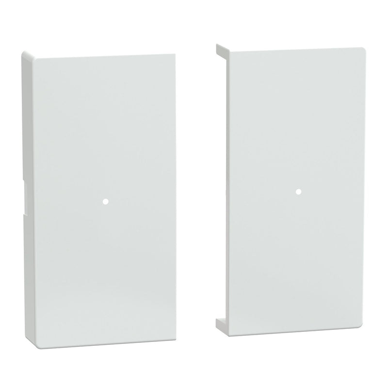 Merten - Abdeckung/Bedienelement für Installationsschalterprogramme Wippe aws/gl MEG5220-0325 2fach,Syst.M