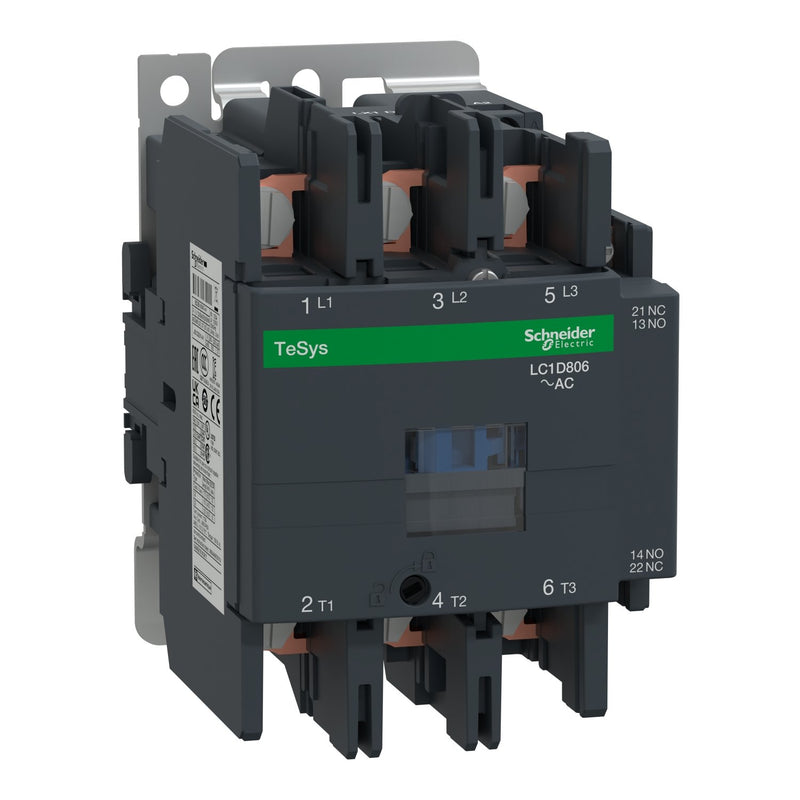 Schneider Electric - Leistungsschütz zum Schalten von Wechselstrom Leistungsschütz LC1D806P7 3-polig, 1S, 1Ö
