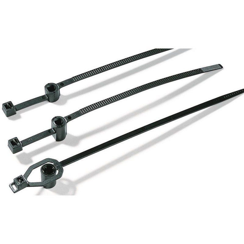 HellermannTyton - Kabelbinder Befestigungsbinder RT50RS5-N66-BK-C1 − 100 Stück