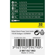 Bosch - Bit-Set Schrauberbit-Set mit 2607017063 Farbcodierung