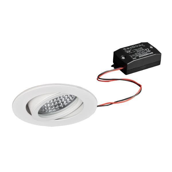 Brumberg Leuchten - Downlight/Strahler/Flutlicht LED-Einbaustrahler 230V 38143073 3000K weiss