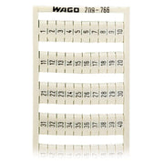 WAGO - Klemmenmarkierung WSB-Bezeichnungssystem 209-766 S: 1-50 (2x) − 5 Stück