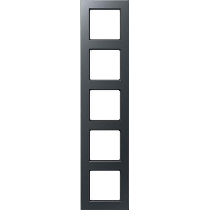 Jung - Abdeckrahmen Rahmen 5-fach A 5585 BF ANM waage/senkrecht
