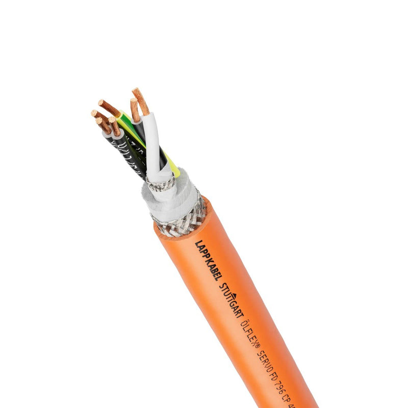 Lapp Kabel&Leitung - Energiekabel < 1 kV, für ortsveränderlichen Einsatz ÖLFLEX SERVO FD 796 CP 0027990 4G1,5+(4x0,5)