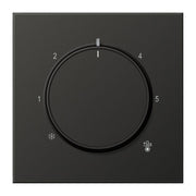 Jung - Abdeckung/Bedienelement für Installationsschalterprogramme Abdeckung AL 1749 AN für Raumtemp.Regler − 1 Stück