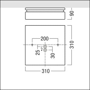 Zumtobel Group - Decken - /Wandleuchte LED - Wannenleuchte PERLUCE O #42182936 2000 - 830Q310LDEIP50