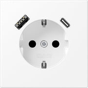 Jung - Steckdose SCHUKO Steckdose LS 1520-15 CA WWM mit USB Typ AC