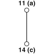 Phoenix Contact - Querverbinder/Brücker für Reihenklemme Brücke CB RC BRIDGE für 11 nach 14