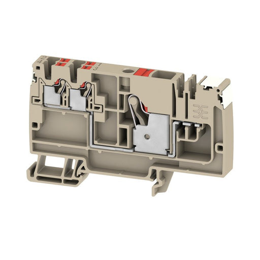 Weidmüller - Durchgangs-Reihenklemme Klemme AAP12104X2.5LOLIDLRD PUSH IN, 10 − 20 Stück