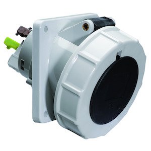 Bals Elektrotech - CEE-Anbausteckdose (IEC 60309) Anbausteckdose geneigt 16A 12930 4p 500V 7h IP67