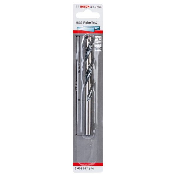 Bosch - Bohrer Metallspiralbohrer HSS 2608577174 PointTeQ DIN 338