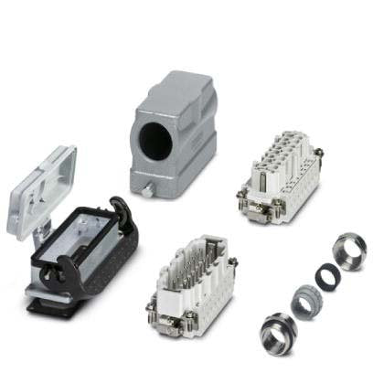 Phoenix Contact - Rechtecksteckverbinder, Set (Industriesteckverbinder) Steckverbinder-Set HC-KIT-B16-R02