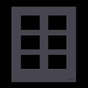Busch-Jaeger - Montageelement für Türstation Frontplatte Audio 2/3 41396CF-B-03
