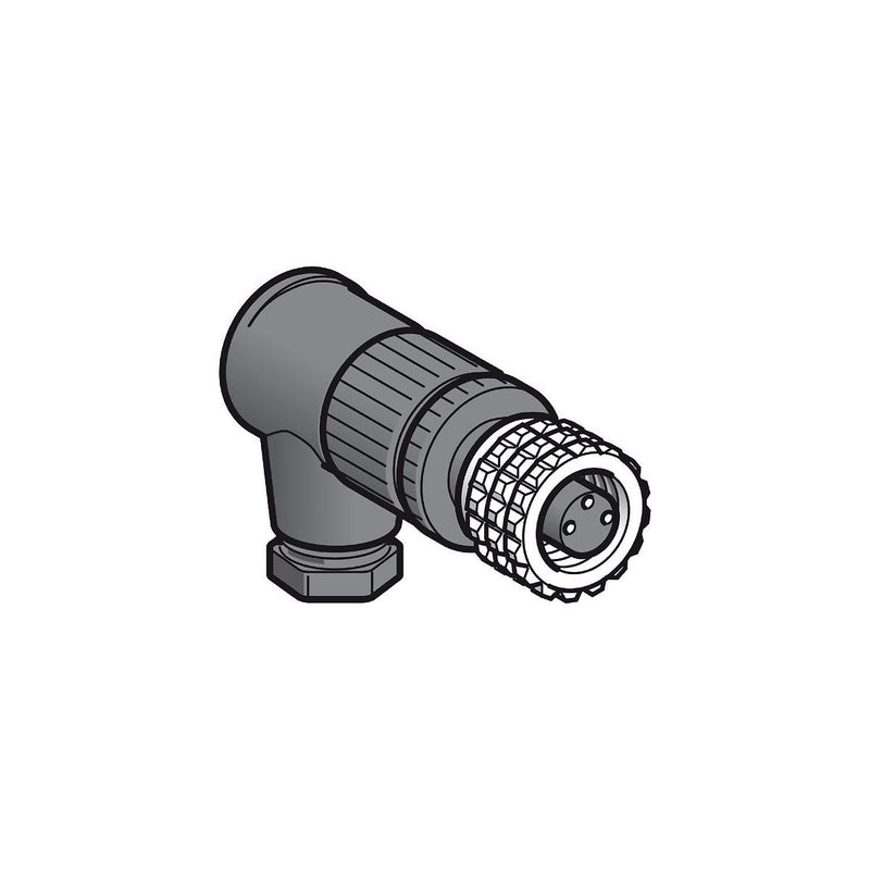 Telemechanique Sensors - Rundsteckverbinder, feldkonfektionierbar (Industriesteckverbinder) Leitungsdose XZCC8FCM30V M8 abgewinkelt