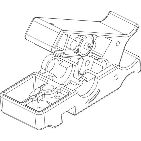 Telegärtner - Spezialwerkzeug für Kommunikationstechnik Absetzwerkzeug SIMFIX CA 100025840 für Wellmantelkabel
