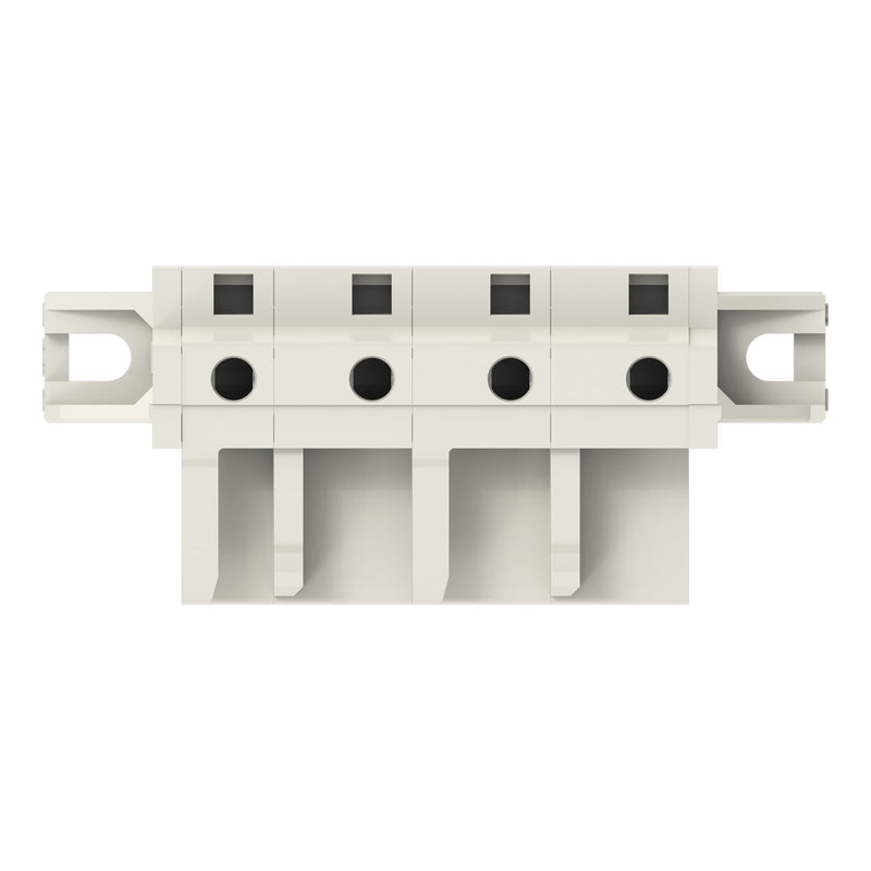 WAGO - Leiterplattensteckverbinder THT-Federleiste abgewink. 722-834/031-000 7,5mm,lichtgrau − 50 Stück