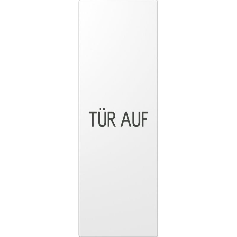 Jung - Abdeckung/Bedienelement für Installationsschalterprogramme Wippe TÜR AUF aws lack ES 2993 D WW 70x212,4mm senkrecht