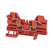 Weidmüller - Durchgangs-Reihenklemme Klemme AL4C 2.5 RD PUSH IN, 2.5 mm² − 50 Stück