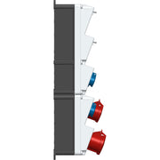 Mennekes - CEE-Steckdosen-Kombination (IEC 60309) Steckdosen-Kombination 953994 650x225mm 32A IP44