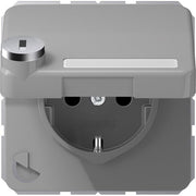 Jung - Steckdose SCHUKO-Steckdose 16A 250V CD 1520 NAKLSL GR m.Berührungsschutz
