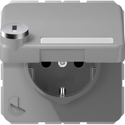 Jung - Steckdose SCHUKO-Steckdose 16A 250V CD 1520 NAKLSL GR m.Berührungsschutz