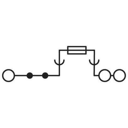 Phoenix Contact - Sicherungs-Reihenklemme Sicherungs-Reihenklemme DT 6/2,5-DR #3073979 0,5-10qmm schwarz − 10 Stück