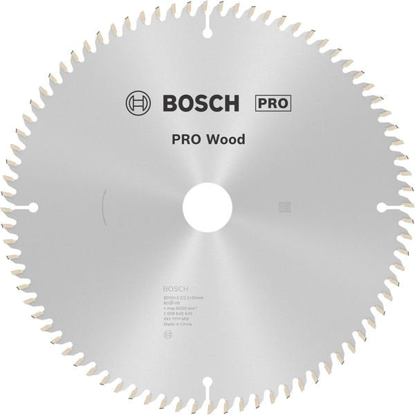 Bosch - Kreissägeblatt PRO Wood Kreissägeblatt, 2608640645 250 x 3,2 x 30 mm