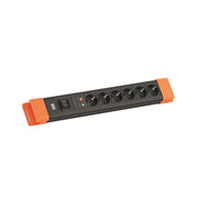 Bachmann - Mehrfachsteckdose Steckdosenleiste BM005916 6xCEE7/3 1xSPD 1xSch