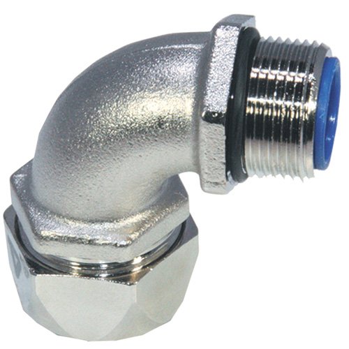 Flexa - Metall-Schutzschlauch-Verschraubung Winkel-Verschraubung EW90-P 0612.000.029 Pg29, Metall − 5 Stück