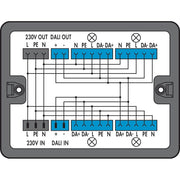 WAGO - Kompaktverteiler für steckbare Gebäudeinstallation Verteilerbox 899-631/181-000 schwarz